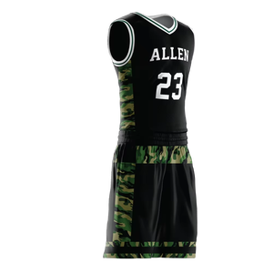 Uniforme de basket-ball d'été respirant de haute qualité 100% polyester, personnalisé, sports de plein air 2025 - Product Image 2