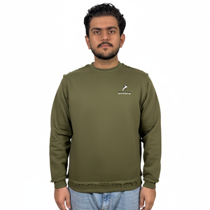 Sudadera de Algodón Nueva Llegada 2024, Sudadera de Moda para Hombre, Transpirable, Estilo Urbano, Sudadera con Cuello Redondo, Sudadera Básica - Product Image 1
