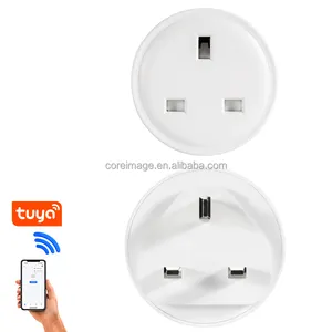 PC V0 fire retardant Electrical Smart Plug Wireless Power on off with Mobile phone APP Overload Protection UK type Smart Socket