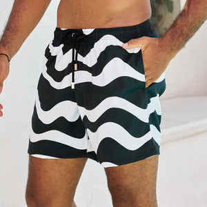 Pantalones cortos de gimnasio desgastados personalizados para hombre, pantalones cortos de sudor lavados con ácido y agujeros rasgados con pantalones cortos holgados de tela transpirable - Product Image 2