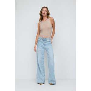 Blusa Casual con Cuello Redondo, Manga Corta y Adornos con Logotipo Frontal - Product Image 3