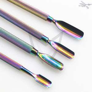 Outil professionnel pour l'art des ongles, pousse-cuticules double face, durable et coloré - Product Image 3