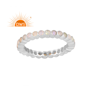 แหวนพลอยโอปอลจากเอธิโอเปียนธรรมชาติผลิตจากเงินแท้สินค้ามาใหม่ - Product Image 1