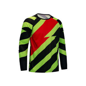 Sublimación completa Camisas de pesca Rendimiento de manga larga 100% Poliéster Último diseño O Cuello Transpirable Ropa de pesca Camisas - Product Image 3