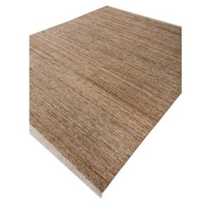 Alfombra de Lana Anudada a Mano, Color Beige Marrón, Modelo Re-1174, Diseño Abstracto a Rayas, Rectangular, para el Hogar, Pasillo o Habitación - Product Image 2