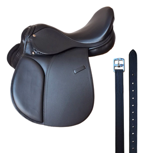 Sella All-round (VSS) in ecopelle nera - Product Image 1