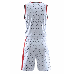 ชุดบาสเก็ตบอลสำหรับผู้ใหญ่ชุดบาสเก็ตบอลชุดบาสเก็ตบอลทีมเต็มชุดกีฬาระเหิด - Product Image 6