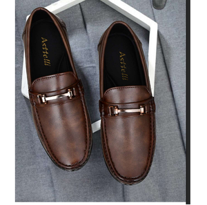 Formal <b>Men</b> <b>Shoes</b> Classic Design Comfortable Fit Office Business Wear Stylish Leather Look <b>for</b> Daily <b>Work</b> - Product Image 5