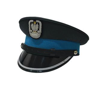 Gorra de uniforme de oficial de alta calidad, diseño personalizado y logotipo, gorra de excelente calidad para oficiales - Product Image 1