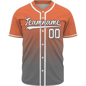 2025 nuevo diseño personalizado sublimado transpirable poliéster juvenil béisbol Softball Jerseys conjuntos de ropa deportiva para hombres Softball Jersey - Product Image 3