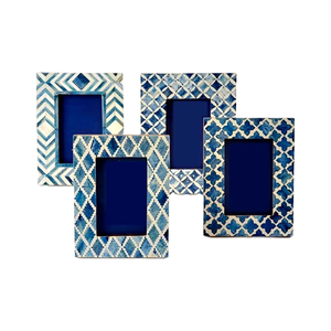 Handmade <b>4x6</b> Metal Picture <b>Frame</b> With Natural Bone Inlay Unique Photo Casement From India Decorative Resin <b>Frame</b> - Product Image 5