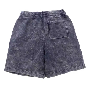 2026 <b>Men's</b> Heavyweight Canvas Acid Wash Windproof Drawstring Closure <b>Shorts</b> New Style Vintage Wash Board 100% Cotton - Product Image 3