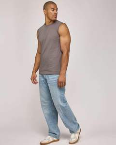 Camiseta sin Mangas para Hombre, Estilo Urbano, Minimalista, Tejido Suave y Transpirable, para Combinar o para un Estilo Veraniego - Product Image 5