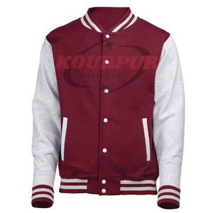 Chaquetas para Hombre de Primera Calidad, Chaquetas Universitarias de Algodón, Estilo Letterman, Dos Tonos, Disponibles en Todos los Colores y Tallas - Product Image 2