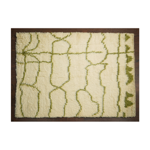 Designer Collection Wool Rug Beautiful Bohemian Modern Handmade with Plush Pile Height Geometric Pattern for Home Decor - Product Image 1