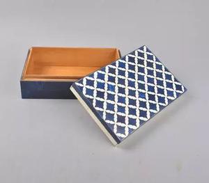 Boîtes à bijoux uniques en incrustation d'os finis de qualité supérieure pour le stockage de bijoux et les articles de décoration de table à la maison - Product Image 1