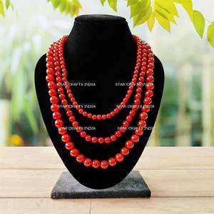 Dernier modèle Design Bohème exagéré Style ethnique Rétro Long Coloré Bois Perlé le plus vendu Collier Bijoux en perles pour femmes - Product Image 6