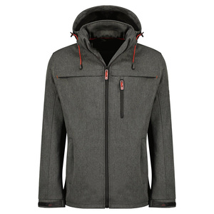 แจ็คเก็ตบุผ้าโพลีเอสเตอร์มีฮู้ดสำหรับผู้ชายเสื้อแจ็คเก็ตกันน้ำและกันลมพร้อมโลโก้กำหนดได้ - Product Image 1