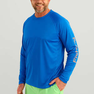 UPF 50 protección solar pesca Jersey manga larga Unisex transpirable humedad Wicking camisa para adultos ropa deportiva ropa de pesca - Product Image 1