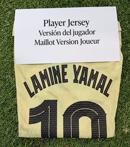 Camiseta de Juego Yamal Barca Número 10 |   Camiseta de Fútbol del Barça de Época |   Ropa Deportiva Temporada 25/26 - Product Image 1