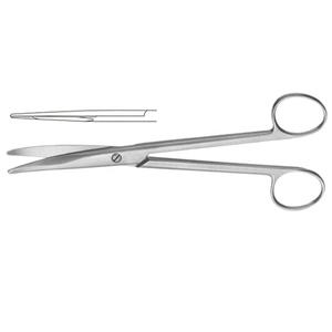 Mayo Ciseaux à dissection Acier inoxydable incurvé Finition satinée Taille 6 pouces Bandage Couronne Dissection Lames dentelées Ciseaux Marque CE - Product Image 5