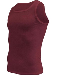 Camisetas sin mangas 100% poliéster transpirables informales para hombre de color sólido cómodas con logotipo personalizado al por mayor - Product Image 4