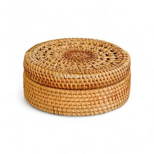 Caja de Almacenamiento de Ratán de Fibra Natural, Proveedor Mayorista de Vietnam para el Mercado de Exportación - Product Image 1