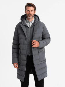 Chaqueta parka larga y cálida personalizada OEM de alta calidad para hombre con capucha, prendas de vestir de invierno, chaqueta de invierno con capucha para hombre - Product Image 4