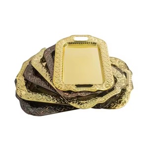 Plateau de service doré haut de gamme au prix de gros dernière arrivée nouveau design qualité incroyable RAMADAN article de 2K25 - Product Image 5