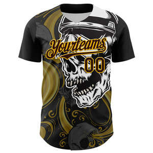 Wholesale authentic <b>baseball</b> <b>jersey</b> custom <b>bulk</b> supplier breathable lightweight fabric moisture resistant team wear design - Product Image 5