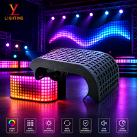 Lumière LED à pixels en forme de dos de tortue, DC12V 14W, 48 LED RGB 3-en-1, protocole SPI, pour effets de scène, bars, discothèques et DJ