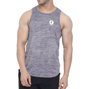 Camiseta sin mangas informal personalizable para hombre, tejido de punto transpirable de secado rápido, disponible en colores personalizados de talla grande, novedad de 2025 - Product Image 1