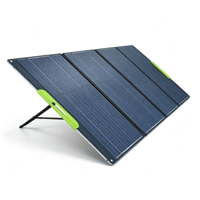 Panneau solaire portable 300W, chargeur solaire MONO pliable haute efficacité IP67 étanche pour camping-car et station d'alimentation