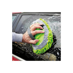 Brosse de lavage de voiture multifonctionnelle en microfibre avec chiffon de détail de rechange, manche télescopique long, taille unique - Product Image 3