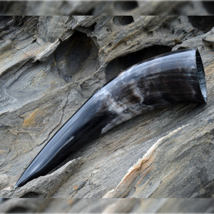 Cuerno Vikingo Pulido de Alta Calidad, Taza de Cuerno Natural Ecológica, Estilo Animal, Regalo para Padrinos de Boda y Bodas - Product Image 2