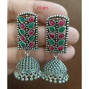 Pendientes de Moda Cuadrados Jhumki - Product Image 4