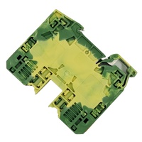 285-137 in Stock 2-conductor Ground Terminal Block Brand New Original German 35mm2 Lateral Marker Slots Green-yellow 285 137