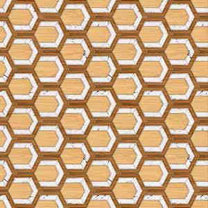 ไม้พิมพ์ดิจิตอลกระเบื้องเซรามิกคลาสสิกขนาด400x400มม. กระเบื้องปูพื้นไม้ดูเป็นไม้สีน้ำตาลสำหรับตกแต่งภายในบ้าน - Product Image 1