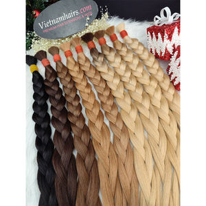 Venta al por mayor 100% Remy Natural vietnamita Virgen Extensiones de cabello humano Natural Recto Grado superior Premium Cinta Pre-Bonded Estilo - Product Image 3