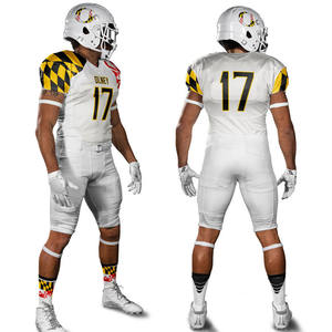 Nouveau design d'uniformes de football américain de sublimation personnalisés bon marché pour les jeunes uniformes LOGO personnalisé à bas prix - Product Image 3