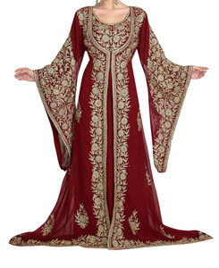 white christmas dresses Sea Green & Red Elegance: Style with Aari Work Perfection! Newborn main image 0