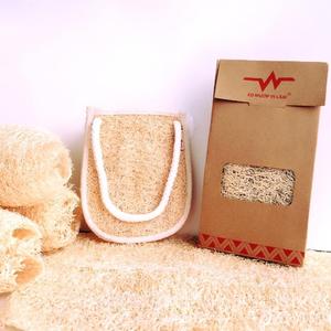 Sac de savon exfoliant en luffa naturel biodégradable écologique, sacs de douche et de bain à économie de savons compostables - Product Image 6