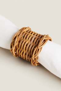 Servilleteros de ratán tejidos a mano para servilletas de tela, servilletero con volantes de boda de Artex Thien Thanh - Product Image 5