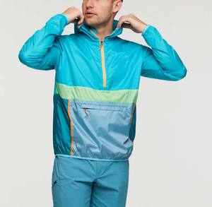 Chaqueta Impermeable Extra Grande de Moda Casual para Hombre de Alta Calidad con Capucha Cortavientos en Nailon Brillante Personalizado para Invierno - Product Image 1