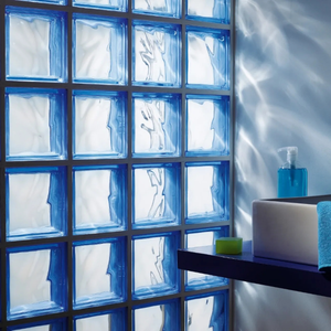 Màu xanh lượn sóng hiệu ứng kính khối 190x190x80mm với ánh sáng tự nhiên khuếch tán rõ ràng kính loại sản phẩm - Product Image 3