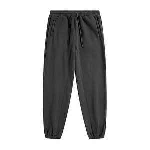 Wholesale Custom Logo Solid <b>Fleece</b> Drawstring <b>Pants</b> <b>Men's</b> Women Streetwear Sports Casual Jogger <b>Pants</b> Sweat <b>Pants</b> Sweatpants - Product Image 6