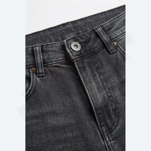 Pantalones Vaqueros de Hombre 100% Algodón de Alta Calidad a Precio Económico, Lavables, con Botones, Diseño Personalizado de Primavera, Talla OEM, Pantalones de Mezclilla Lavados - Product Image 4