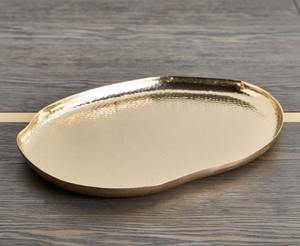 Bandeja Decorativa Grande de Metal para Ramadán, Perfecta para Servir Aperitivos a los Invitados Durante las Reuniones Nocturnas de Suhoor - Product Image 1