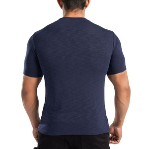 Camiseta Deportiva de Verano, Corte Regular, 100% Algodón, Transpirable, Ecológica, Elástica, Compresible, con Logotipo Sencillo - Product Image 5