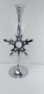 Bougeoir en aluminium noir et or personnalisé et support d'éclairage décoratif au design animal pour la décoration de table à la maison - Product Image 4